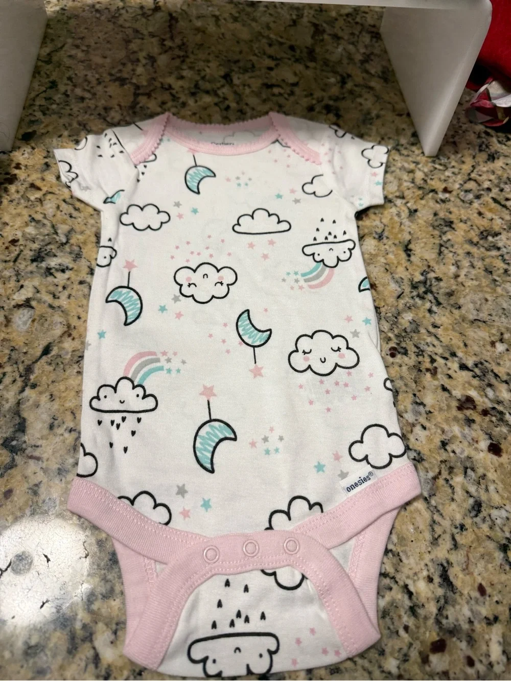 New Onesies, and one dress size 3 to 6 months. # 4